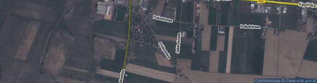 Zdjęcie satelitarne Pólkowska ul.
