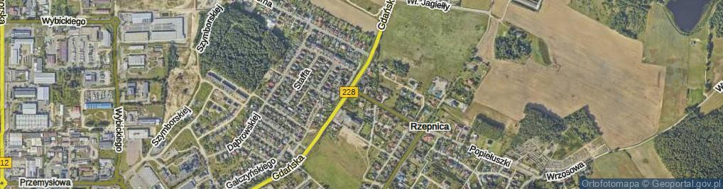 Zdjęcie satelitarne Popiełuszki Jerzego, bł. ks. ul.