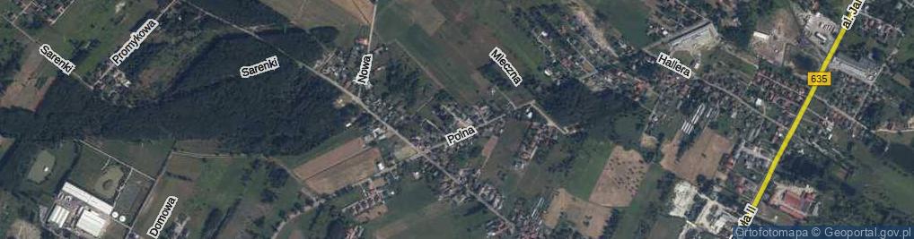 Zdjęcie satelitarne Poranna ul.