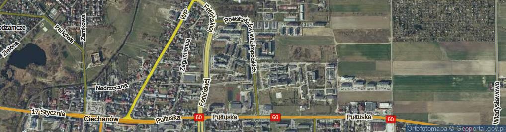 Zdjęcie satelitarne Powstańców Wielkopolskich ul.