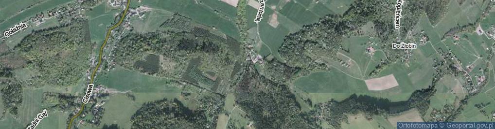 Zdjęcie satelitarne Pod Czantorią ul.