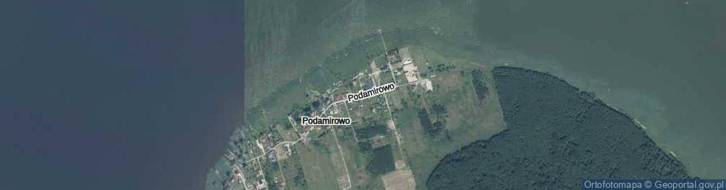 Zdjęcie satelitarne Podamirowo ul.