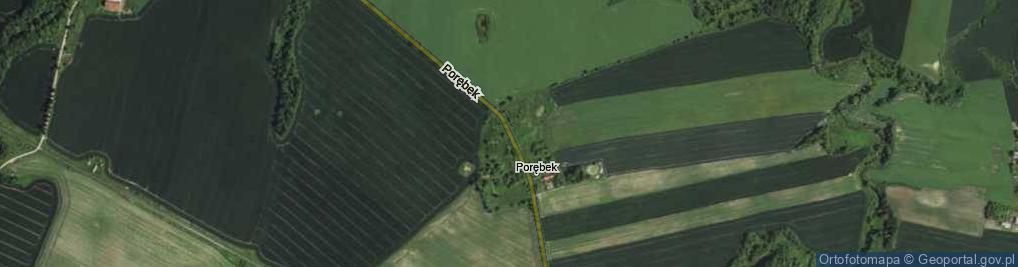 Zdjęcie satelitarne Porębek ul.