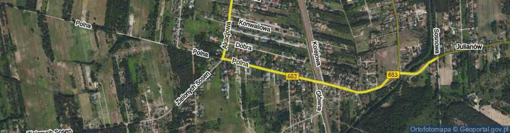 Zdjęcie satelitarne Polna ul.