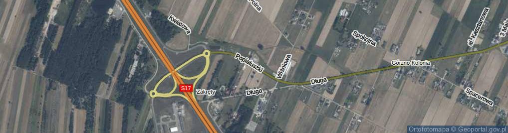 Zdjęcie satelitarne Popiełuszki Jerzego, bł. ks. ul.