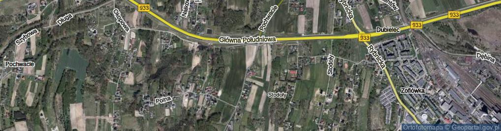 Zdjęcie satelitarne Pochwacie ul.