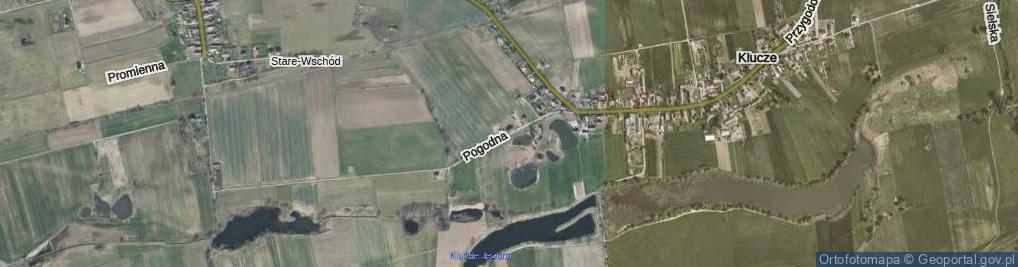 Zdjęcie satelitarne Pogodna ul.