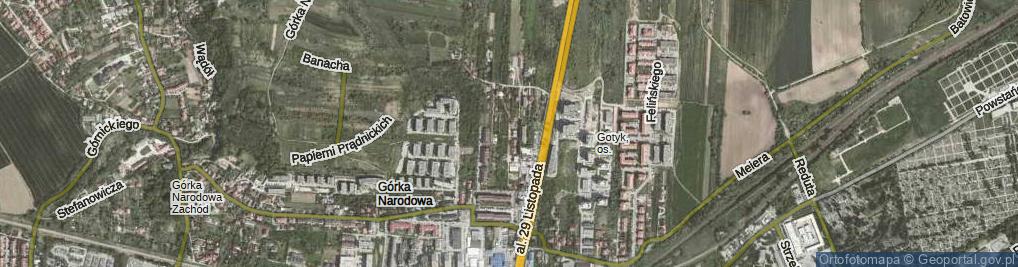 Zdjęcie satelitarne Potockiego Stanisława Kostki ul.