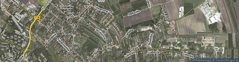 Zdjęcie satelitarne Pomykany ul.