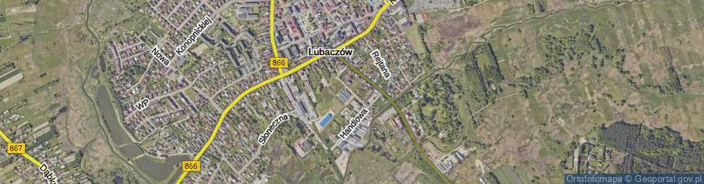 Zdjęcie satelitarne Pogodna ul.