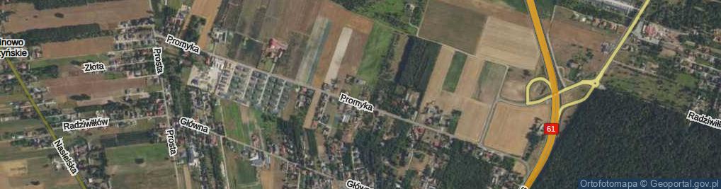 Zdjęcie satelitarne Pod Lipą ul.