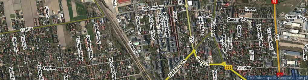 Zdjęcie satelitarne Poniatowskiego ul.
