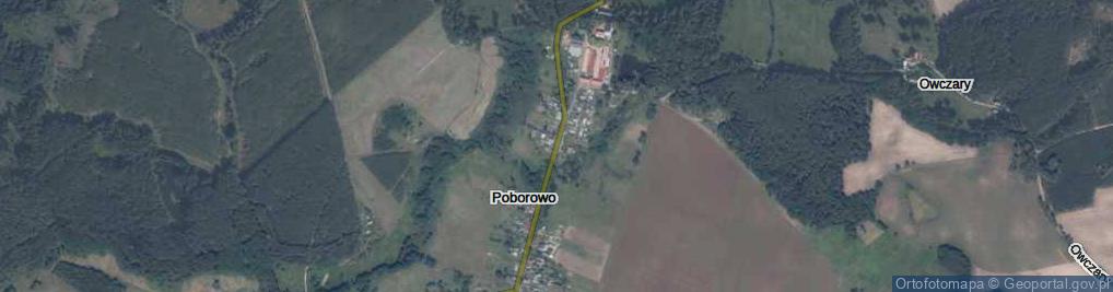 Zdjęcie satelitarne Poborowo ul.