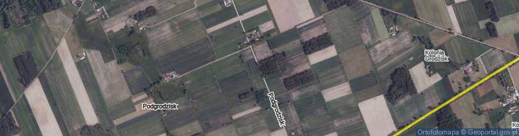 Zdjęcie satelitarne Podgrodzisk ul.