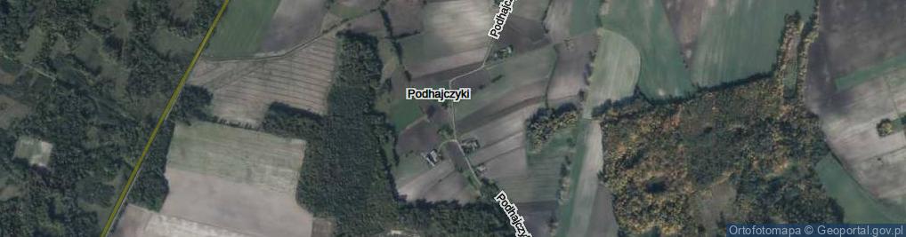 Zdjęcie satelitarne Podhajczyki ul.