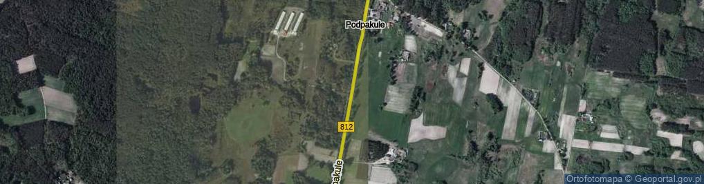 Zdjęcie satelitarne Podpakule ul.