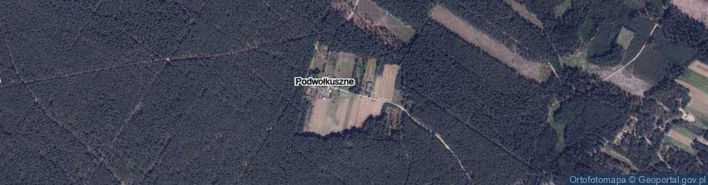 Zdjęcie satelitarne Podwołkuszne ul.