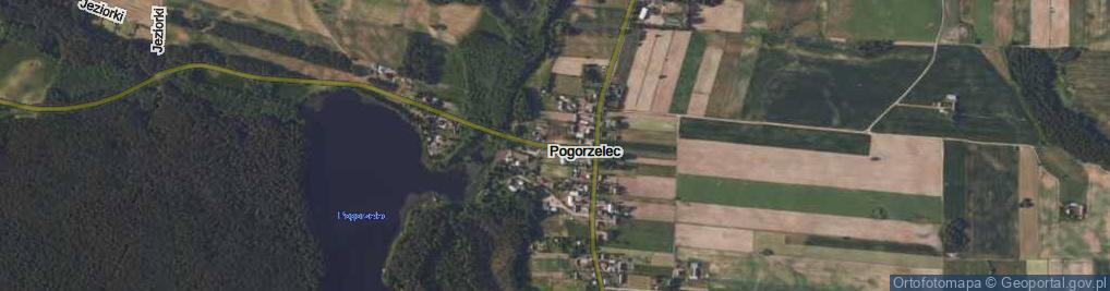 Zdjęcie satelitarne Pogorzelec ul.