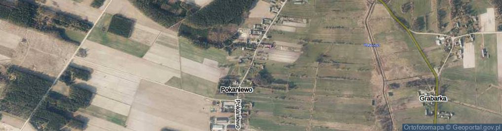 Zdjęcie satelitarne Pokaniewo ul.