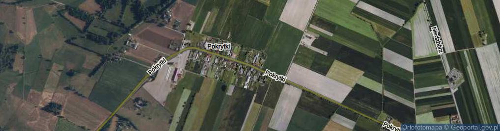 Zdjęcie satelitarne Pokrytki ul.