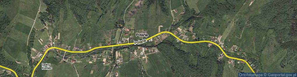 Zdjęcie satelitarne Polana ul.