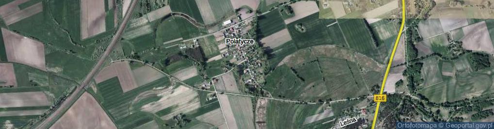Zdjęcie satelitarne Polatycze ul.