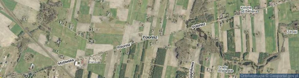 Zdjęcie satelitarne Polonisz ul.
