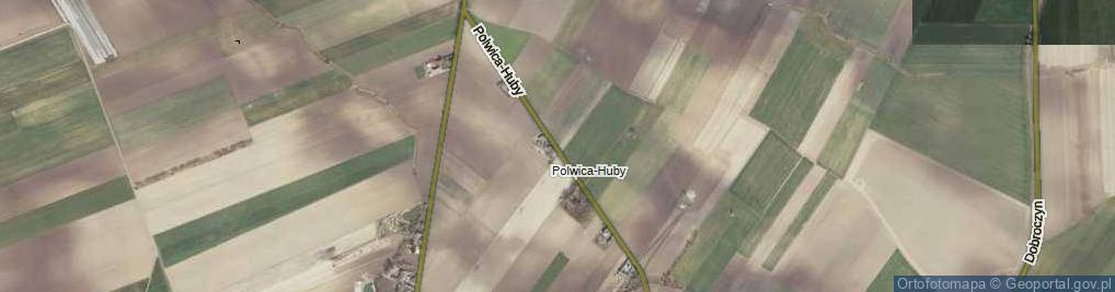 Zdjęcie satelitarne Polwica-Huby ul.