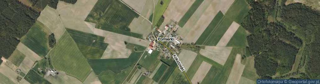 Zdjęcie satelitarne Pomierki ul.