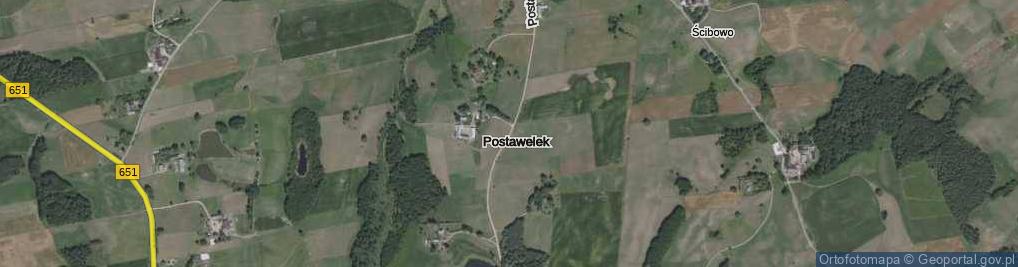 Zdjęcie satelitarne Postawelek ul.