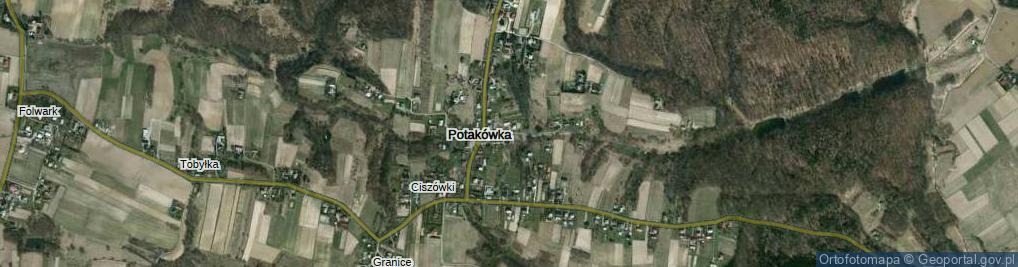 Zdjęcie satelitarne Potakówka ul.