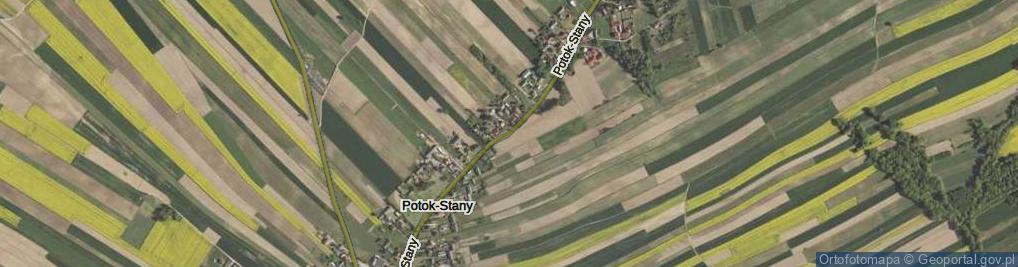 Zdjęcie satelitarne Potok-Stany ul.