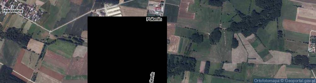 Zdjęcie satelitarne Połomin ul.