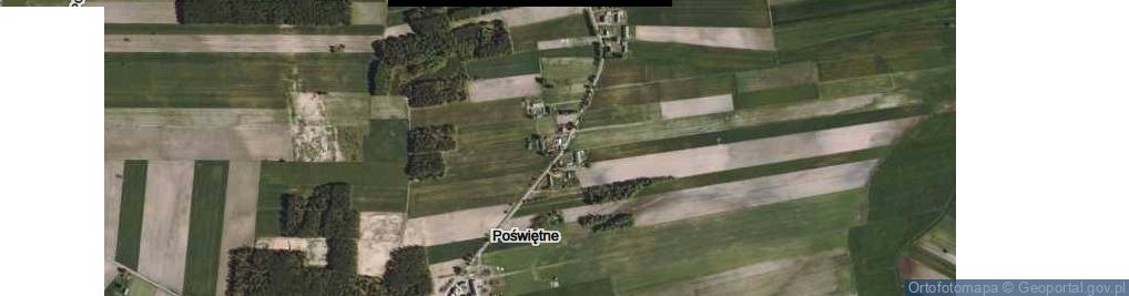 Zdjęcie satelitarne Poświętne ul.