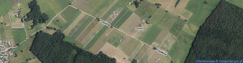Zdjęcie satelitarne Popielna ul.