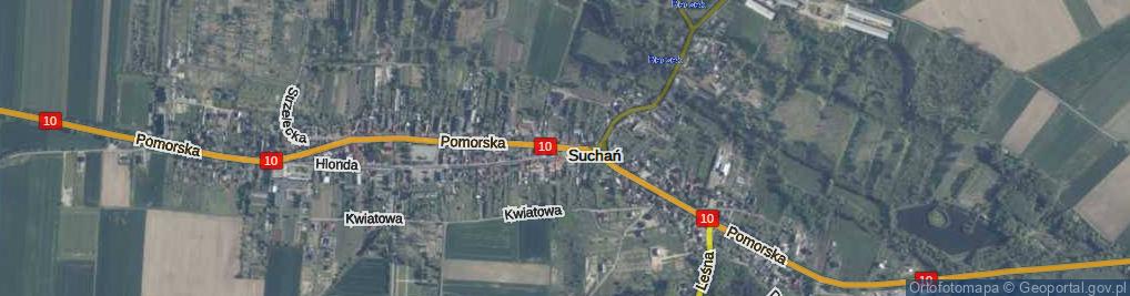 Zdjęcie satelitarne Pomorska ul.