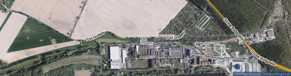 Zdjęcie satelitarne Port Drzewny ul.