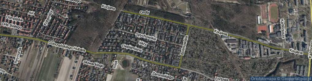 Zdjęcie satelitarne Podkowińska ul.