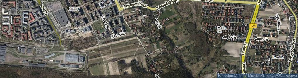 Zdjęcie satelitarne Podgrzybków ul.