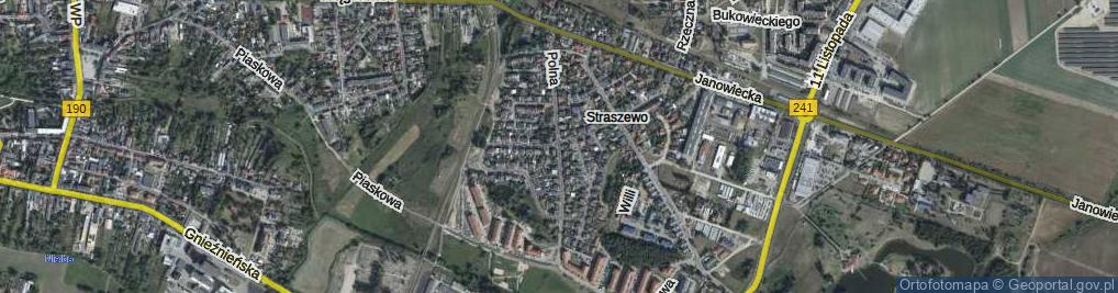 Zdjęcie satelitarne Polna ul.