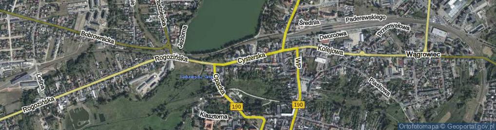 Zdjęcie satelitarne Poznańska ul.