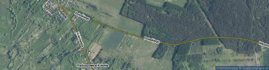 Zdjęcie satelitarne Poleskiego Michała ul.