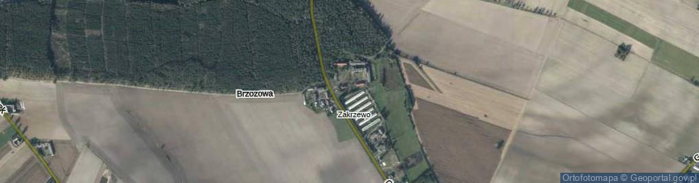 Zdjęcie satelitarne Poprzeczna ul.