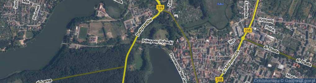 Zdjęcie satelitarne Półwysep Rybacki ul.