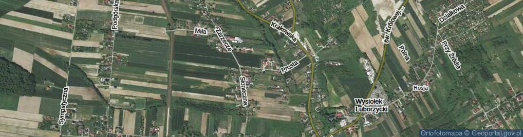 Zdjęcie satelitarne Prosta ul.