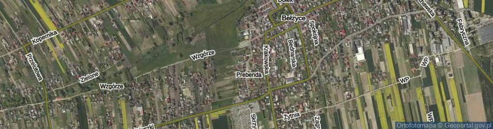 Zdjęcie satelitarne Prebendarska ul.