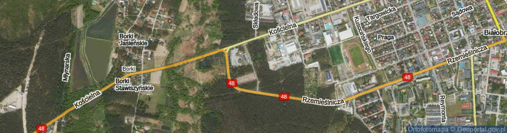 Zdjęcie satelitarne Przemysłowa ul.