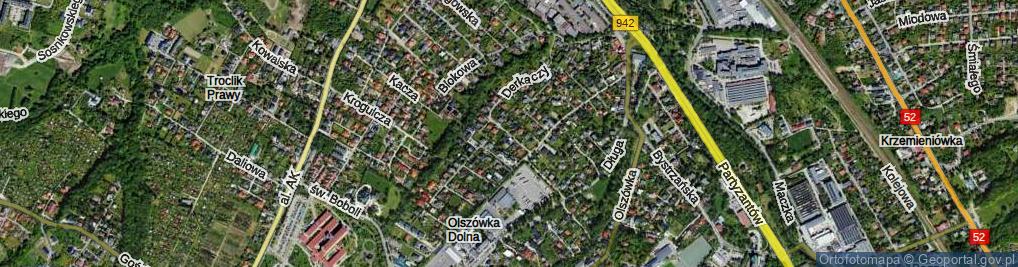 Zdjęcie satelitarne Przyjemna ul.