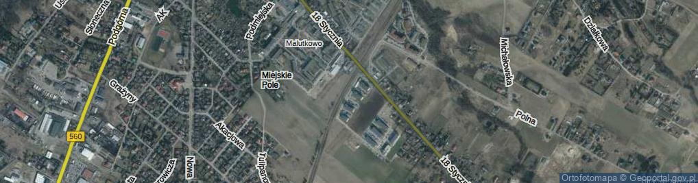 Zdjęcie satelitarne Pruszyńskiego Stanisława, gen. ul.