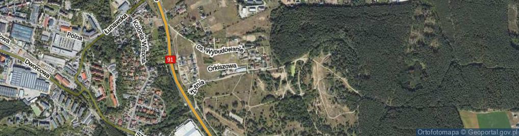 Zdjęcie satelitarne Prosowa ul.